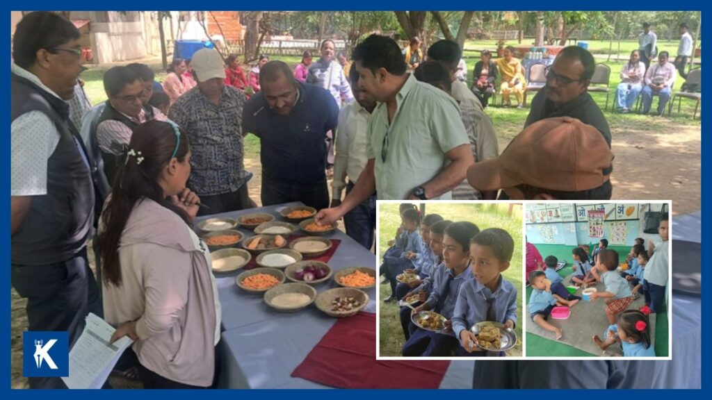 कञ्चन गाउँपालिकाका विद्यालयको दिवा खाजामा सुन्तला रङको सखरखण्ड समावेश