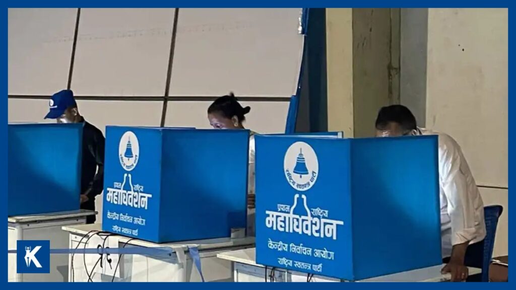 रास्वपा महाधिवेशन: केन्द्रीय सदस्यका लागि मतदान सम्पन्न, २ हजार ९५९ मत खस्यो