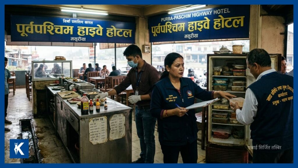 दाङको पूर्वपश्चिम हाइवे होटललाई बासी खाना बिक्री गरेपछि २५ हजार जरिवाना