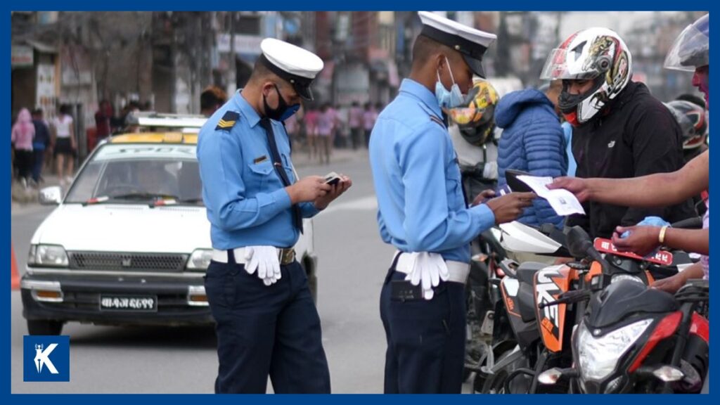 ट्राफिक प्रहरीले जरिवानाबापत कुनै अतिरिक्त भत्ता नपाउने नेपाल प्रहरीको प्रष्टोक्ति