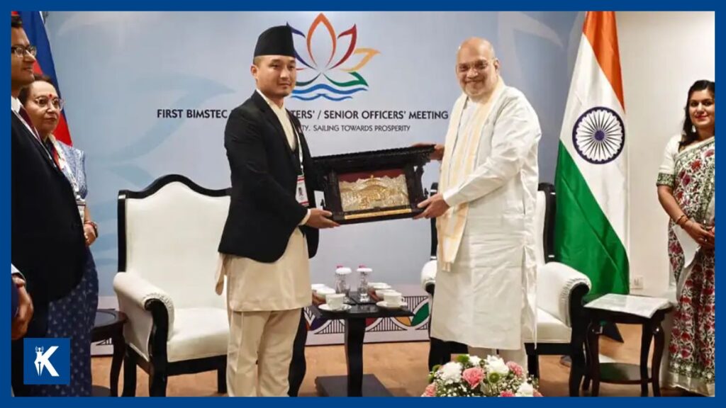 नयाँदिल्लीमा गृहमन्त्री सुधन गुरुङ र भारतीय समकक्षी अमित शाहबिच भेटवार्ता