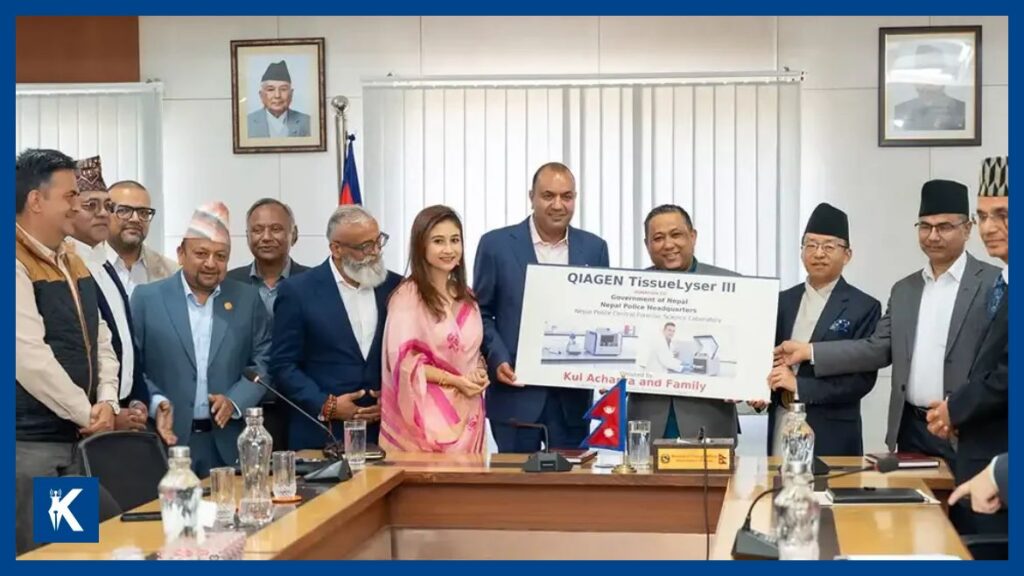 बेलायतका दुई गैरआवासीय नेपालीद्वारा परराष्ट्र मन्त्रालयलाई १ करोड सहयोग र डीएनए सामग्री हस्तान्तरण