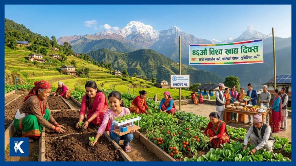 ४६औं विश्व खाद्य दिवस आज मनाइँदै, पोषण र खाद्य सुरक्षा अझै चुनौतीपूर्ण